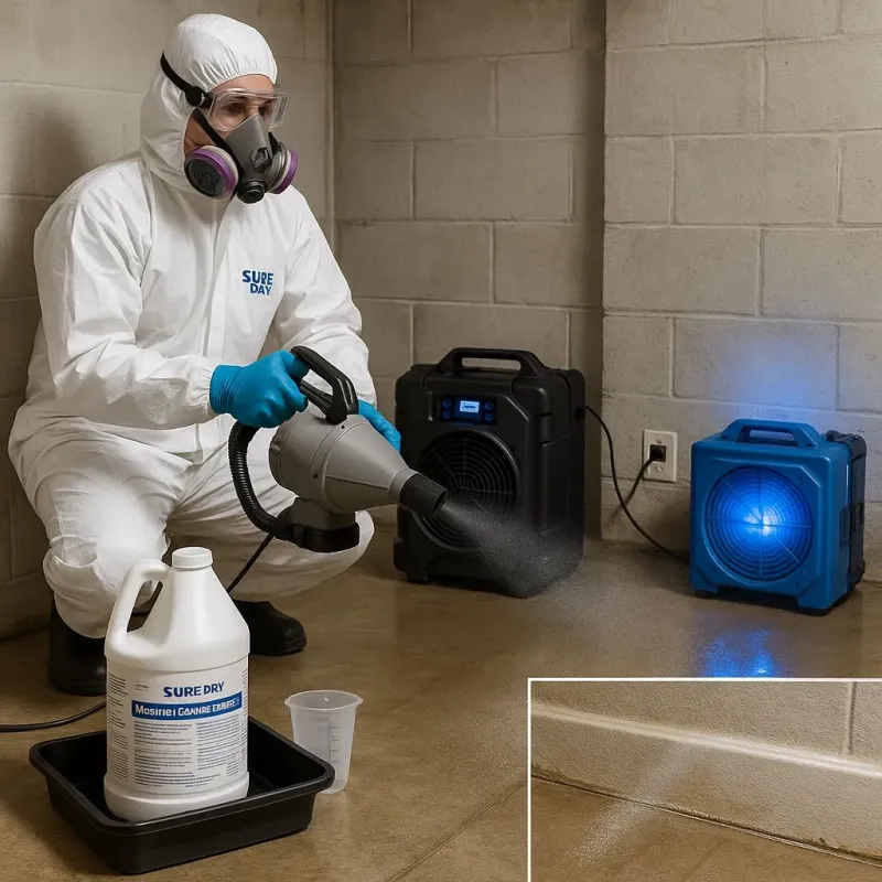 Sanitization and Odor Removal process in South Milwaukee, WI